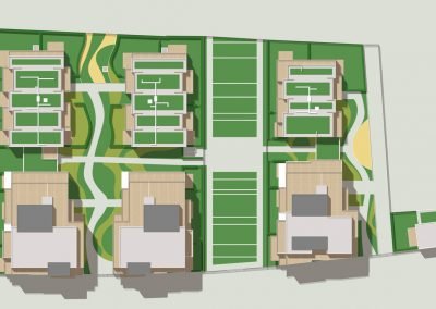 Illustrations pour l'architecture - Plan de masse - La Courneuve