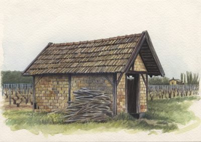 Illustrations pour l'architecture - Aquarelle - Cabane Saint-Amour