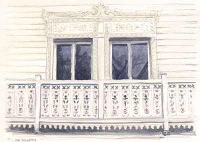 Illustrations pour l'architecture - Aquarelle - Yerres Parc Caillebotte