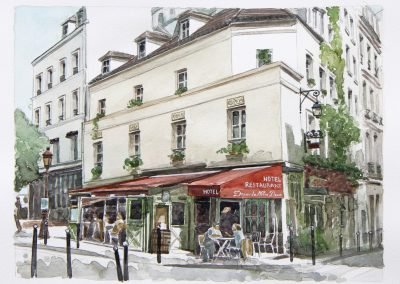 Illustrations pour l'architecture - Aquarelle - Paris