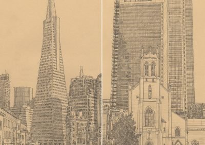 Illustrations pour l'architecture - Dessin - San Francisco