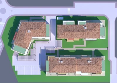 Illustrations pour l'architecture - plan de masse - Les Arcs