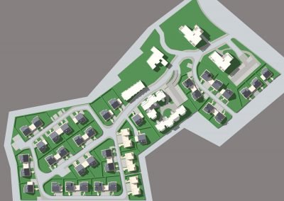 Illustrations pour l'architecture - plan de masse - Joué-les-Tours